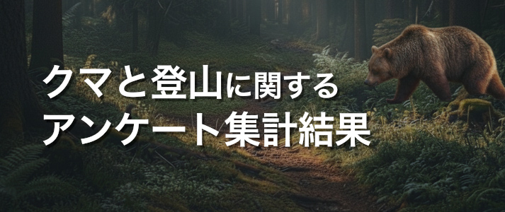 クマと登山に関するアンケート