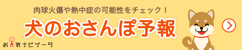 犬のおさんぽ予報