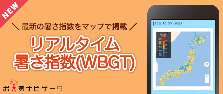 リアルタイム暑さ指数(WBGT)